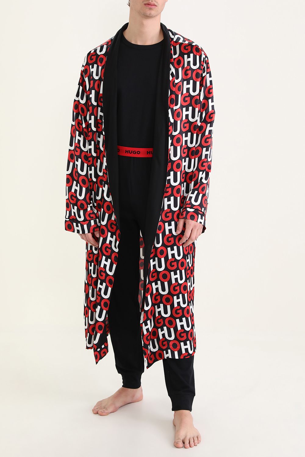 חלוק פיג'מה מונוגרמי מויסקוזה